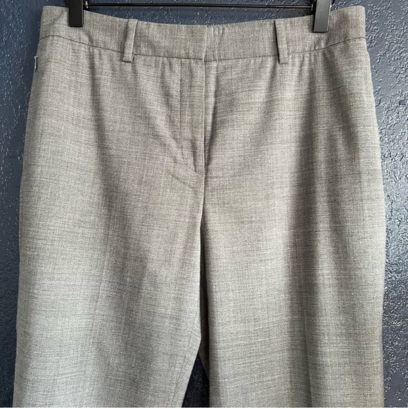 Theory Gavran Submit Grey Wool Blend Trousers - Picture 3 of 7